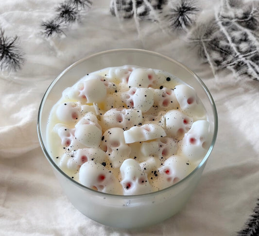 Bleeding Skull Candle