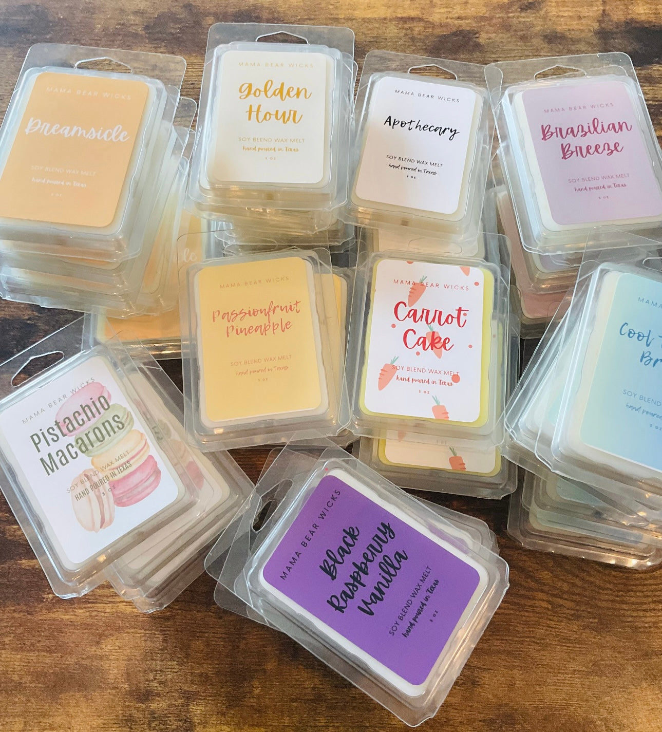 3oz Clamshell Wax Melts FALL & SPOOKY Scents | BUY 5 GET 1 FREE | 16 Scents