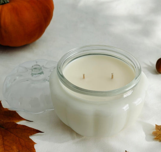 Mini Glass Pumpkin | 24oz | 3 Scents