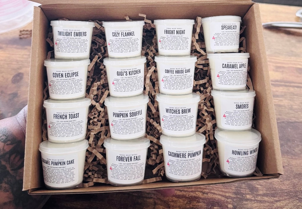 Fall & Spooky Season Wax Melt Sample Box