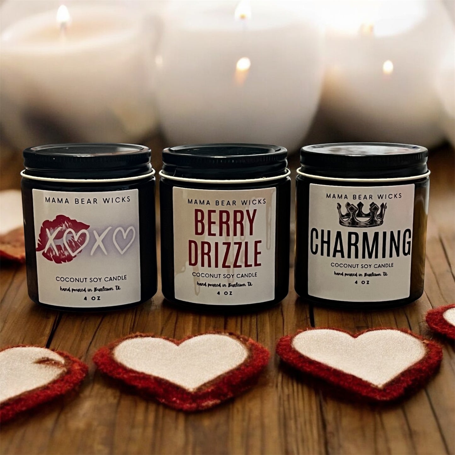 Valentines Discovery Candle Set | 4oz Each Candle | 3 Candles