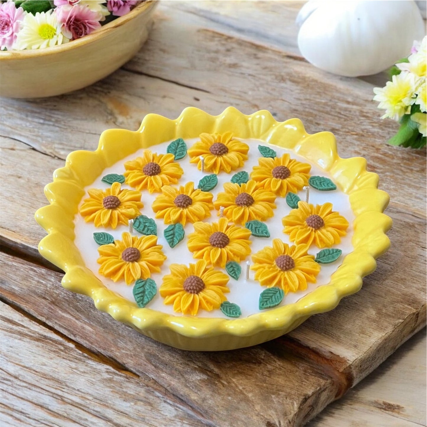 Sunflower Candle